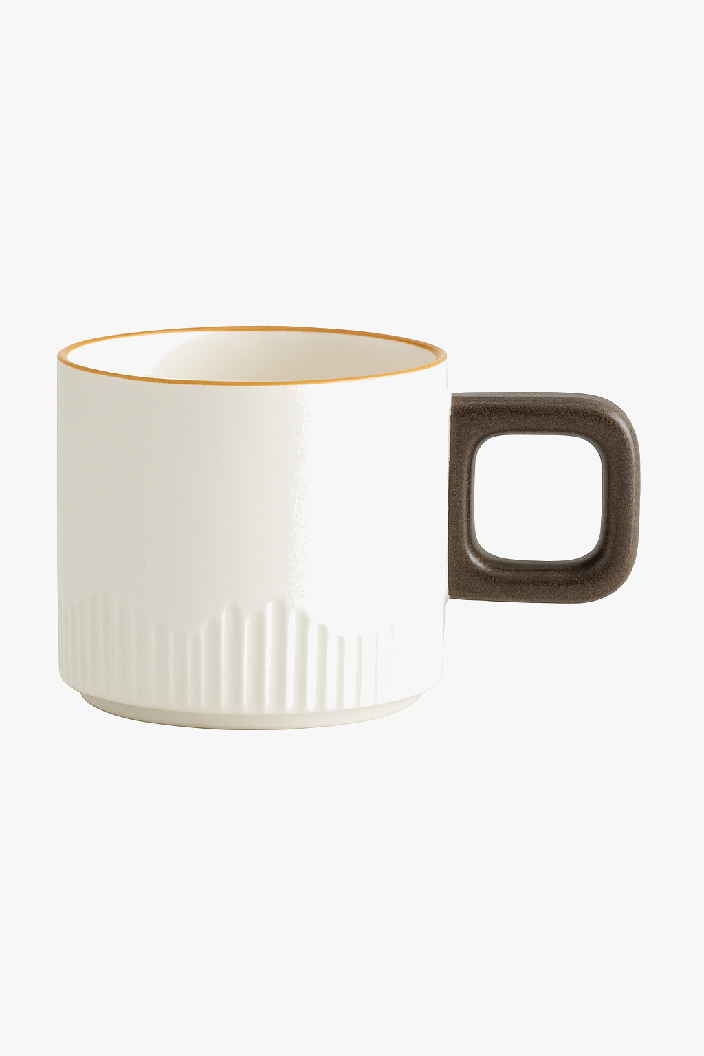 Coffee cup vintage handle wood artisanal