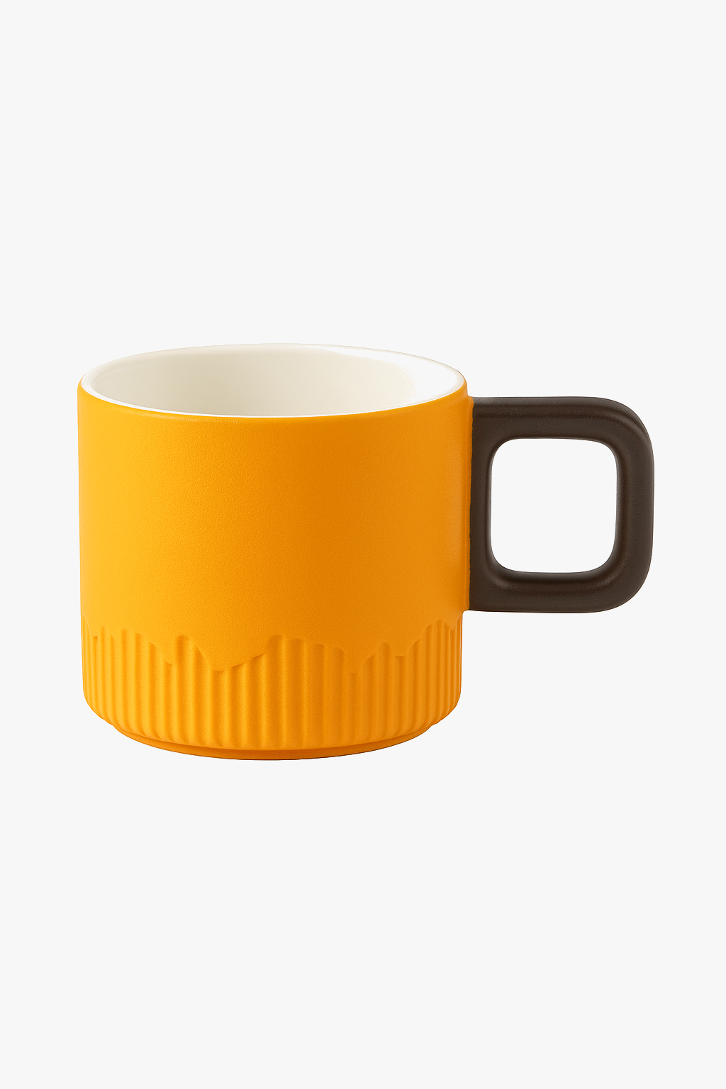 Coffee cup ceramic vintage handle wood 60ml
