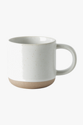 Cup cafe ceramique mouchetee design moderne anse