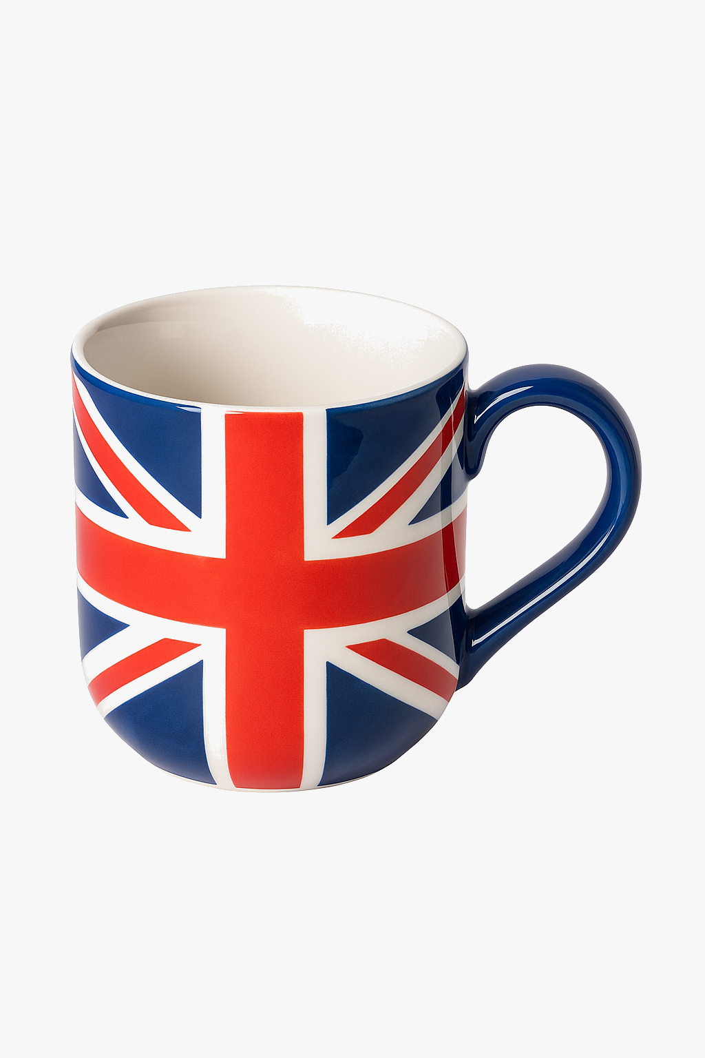 Ceramic British flag hand painted with infuser
