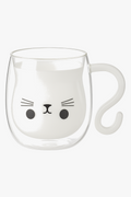 Cup chat double paroi verre borosilicate 250 ml