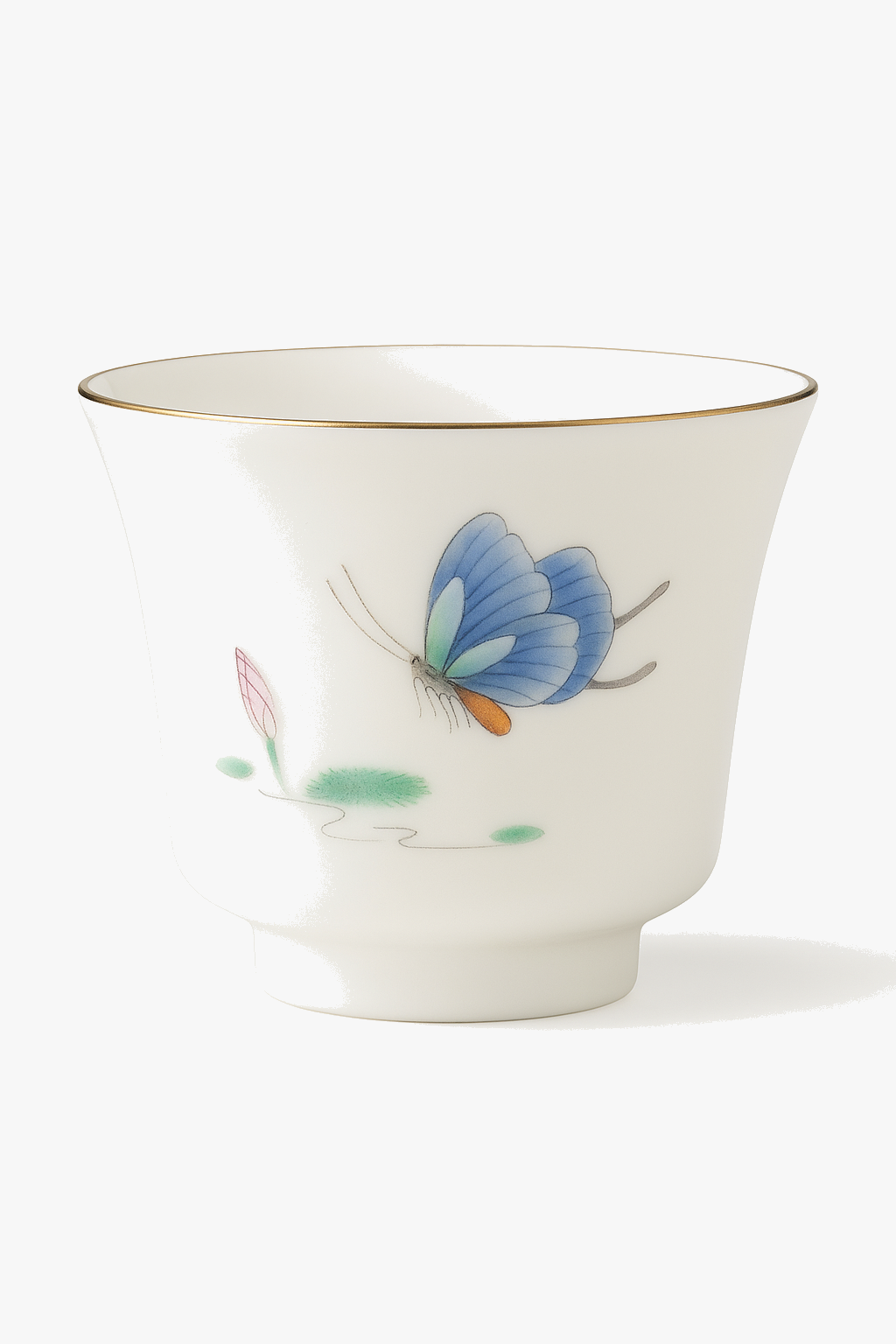 Chinese hand painted ceramic teacup
