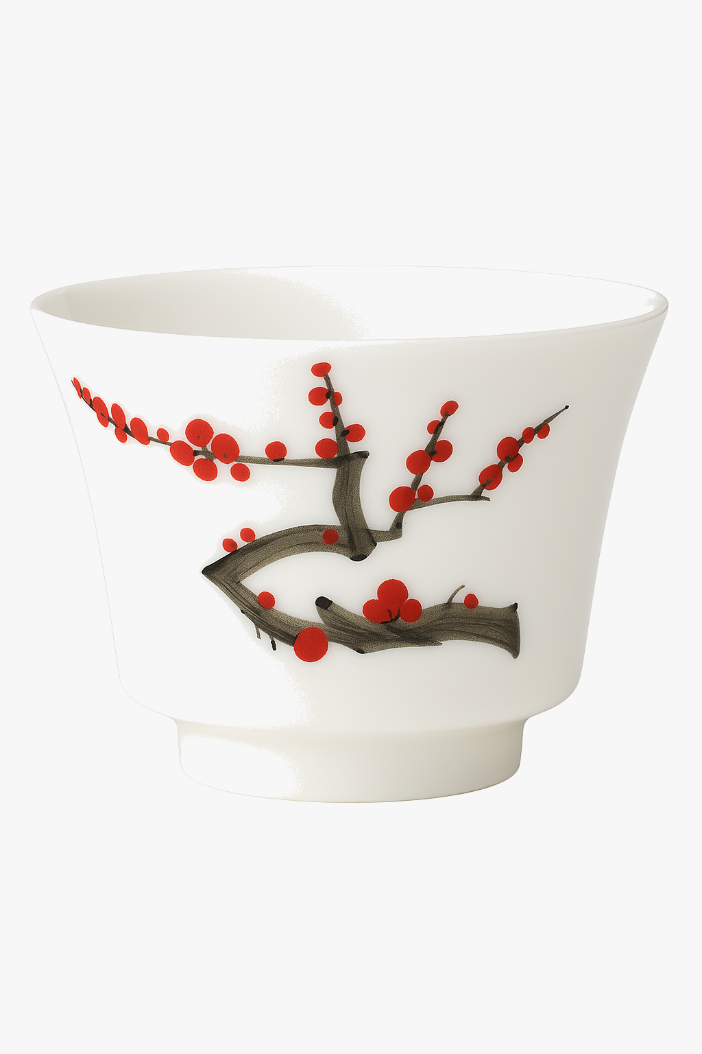 Chinese teacup hand painted kung fu
