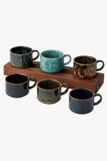 Minimalist Insulated Ceramic Coffee Cups for Home and Office