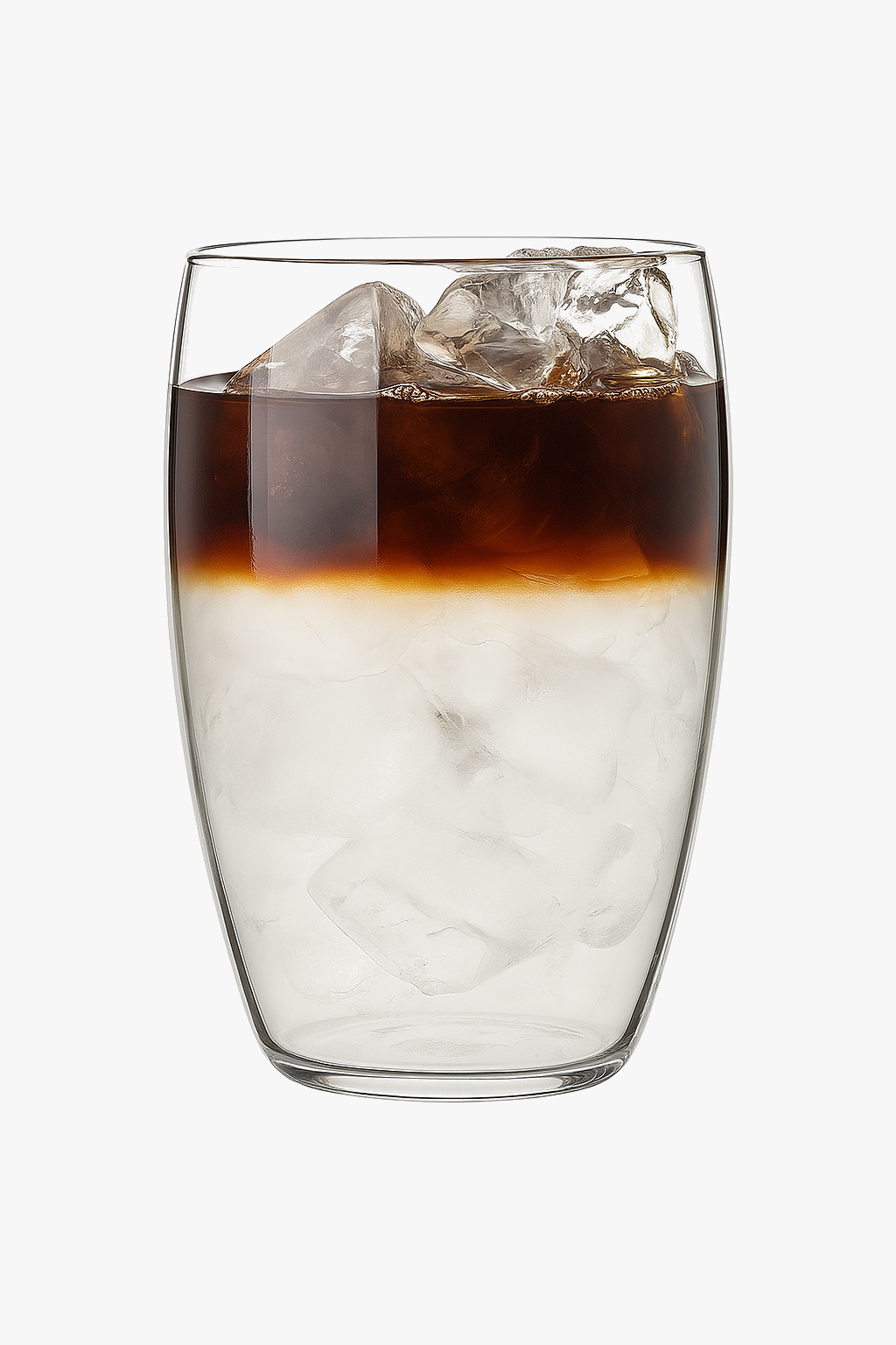 Cups double wall glass espresso whisky handmade (set of 6)