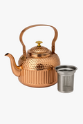 Stainless steel teapot hammered integrated filter 1 8l