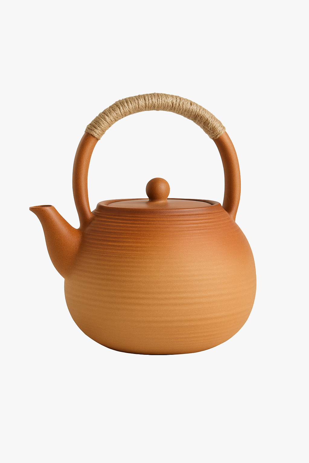 Ceramic teapot artisan style kung fu retro 1l
