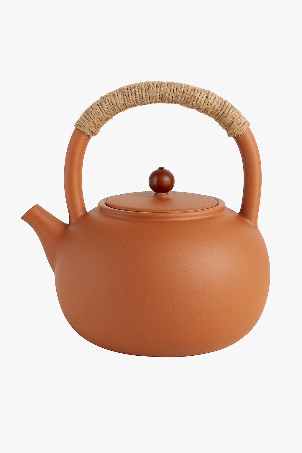 Ceramic teapot crude kung fu style resistant craft