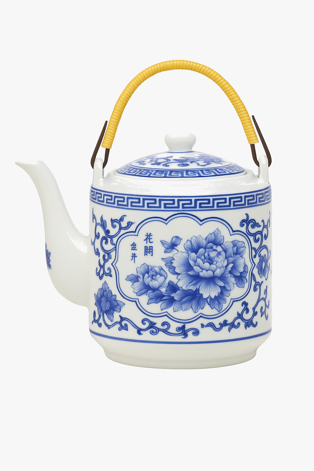 Teapot ceramic jingdezhen great capacity handle Chinese style