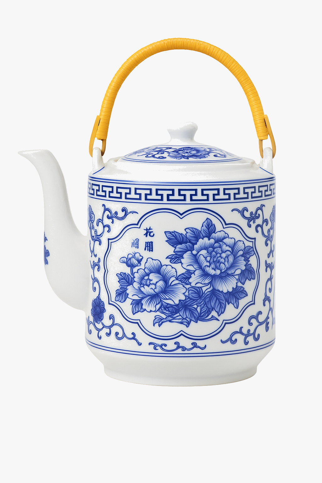 Ceramic teapot jingdezhen great capacity Chinese style handle