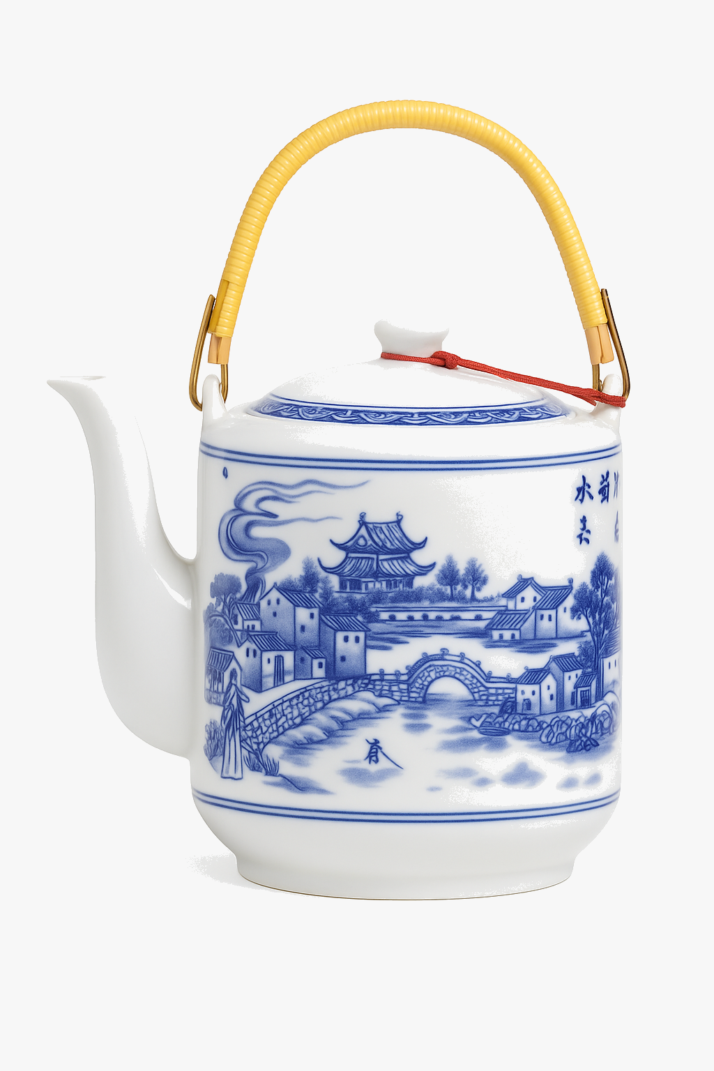 Teapot ceramic jingdezhen great capacity Chinese style porcelain