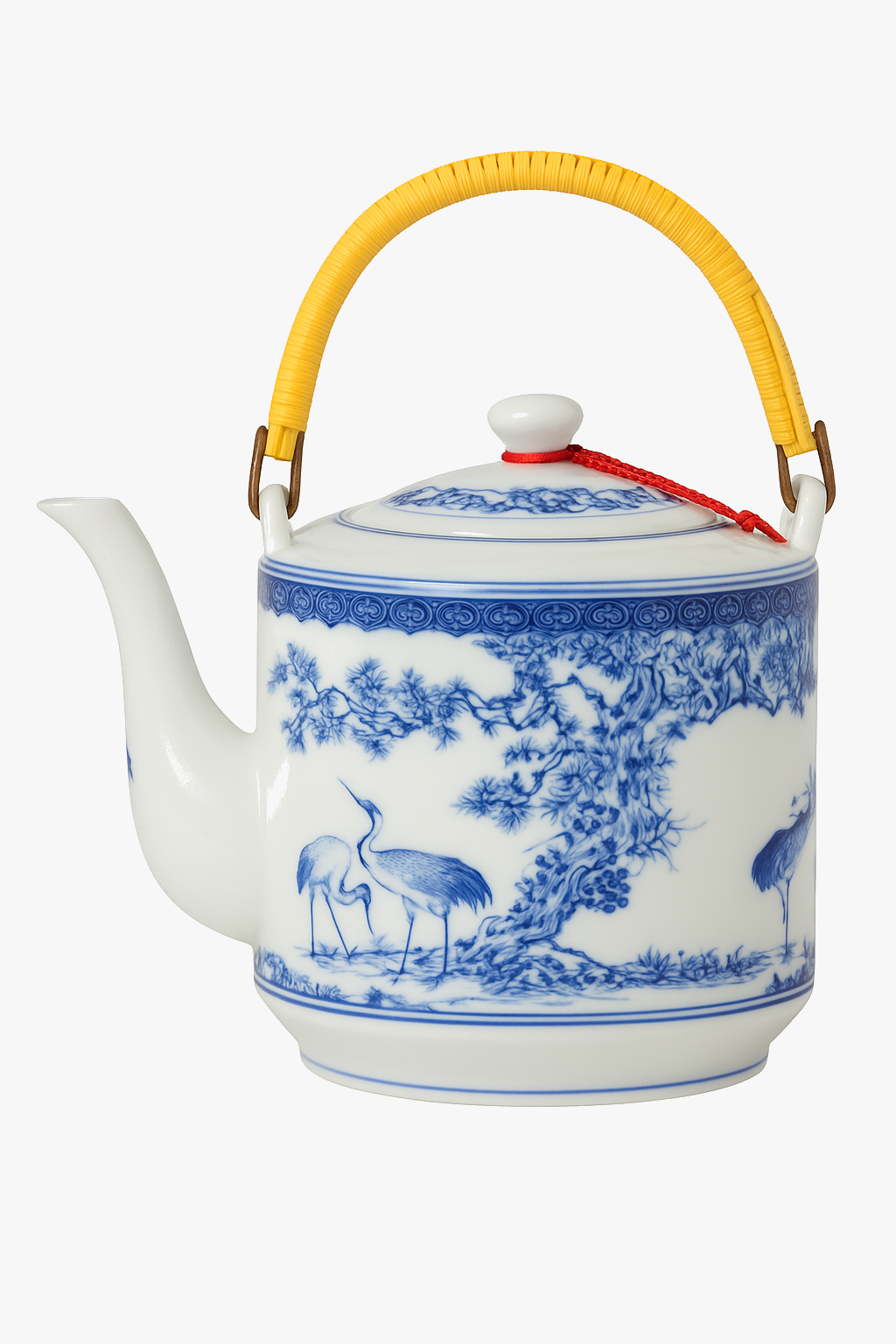 Jingdezhen Blue & White Ceramic Teapot, Classic Chinese Style