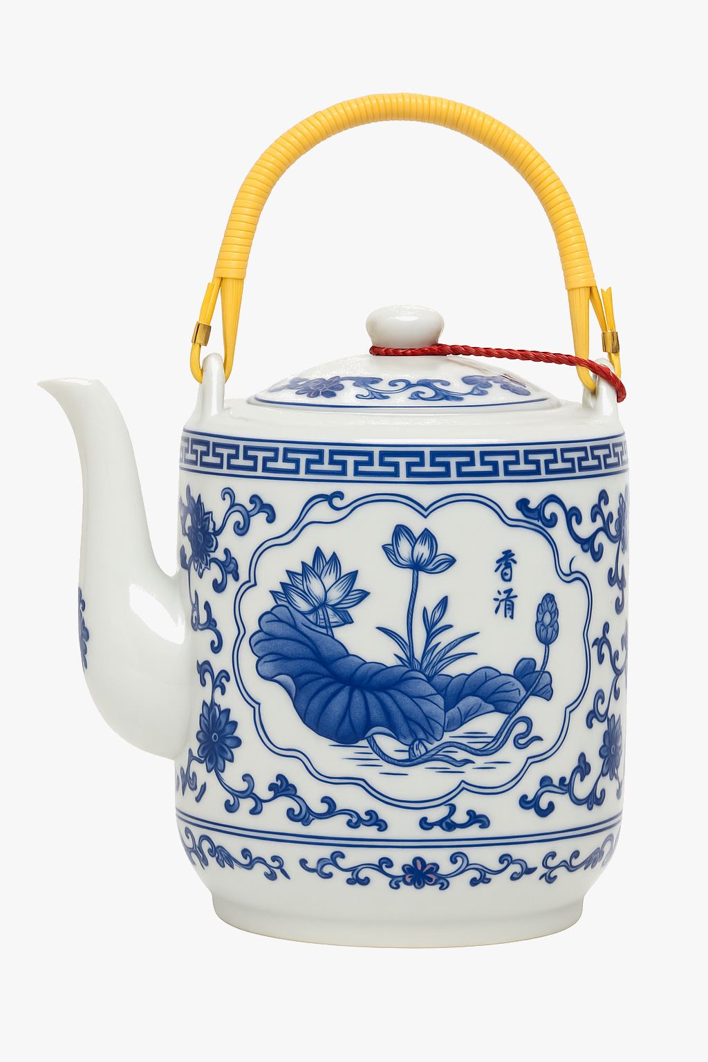 Jingdezhen Blue & White Ceramic Teapot for Family Sharing