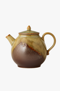 Retro-Ice Ceramic Teapot with bowl and lid