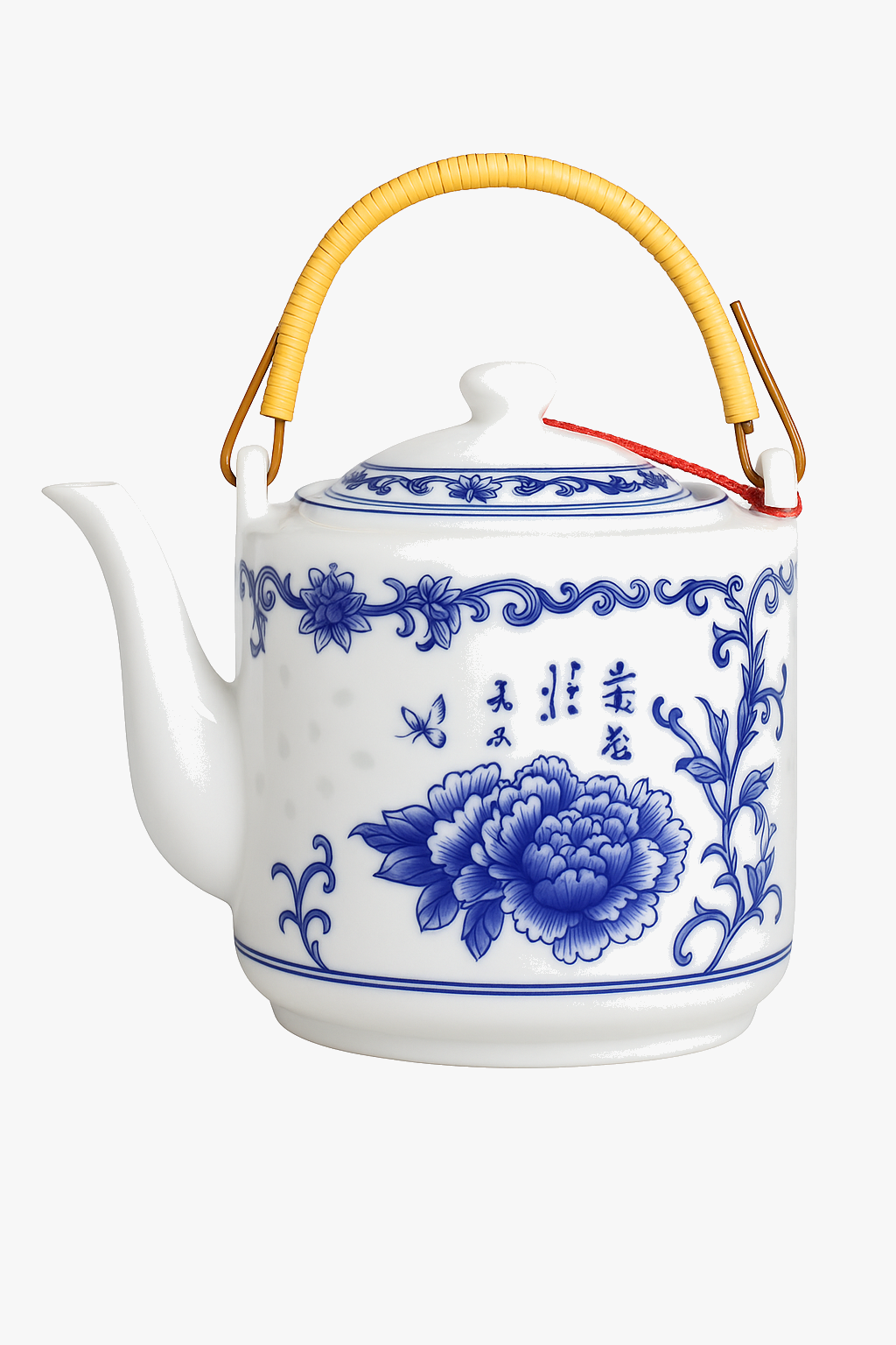 Chinese-Style Ceramic Teapot, Large Capacity, Style Two