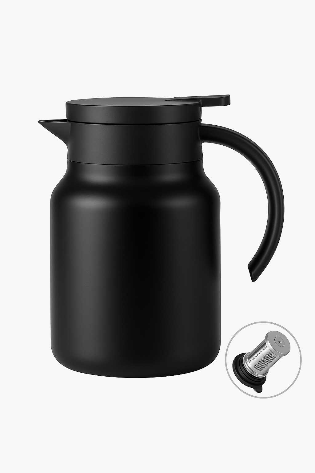 High capacity stainless steel teapot thermal insulation infusion fast