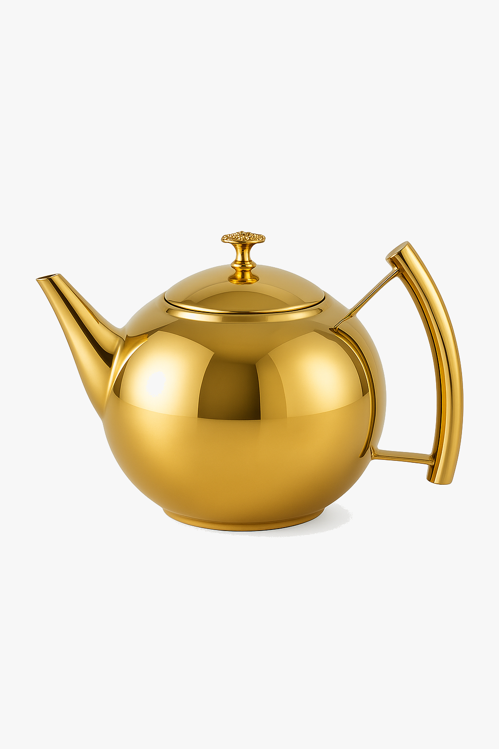Thick stainless steel teapot with infuser filter 1 2l