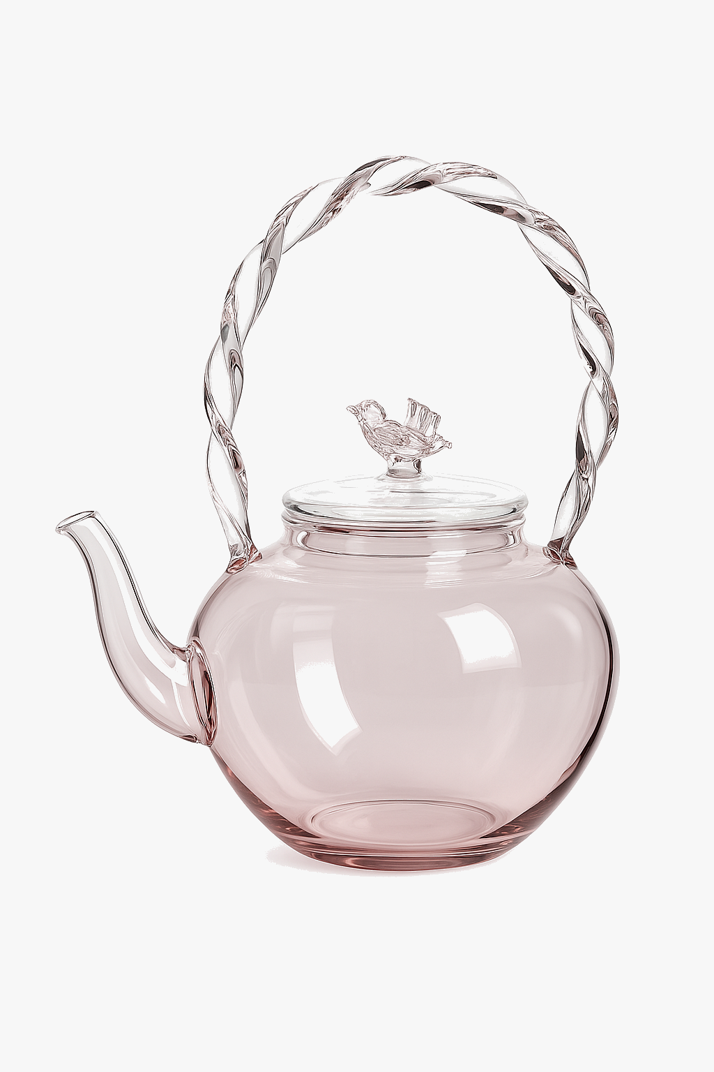 Butterfly teapot glass borosilicate heat resistant 500ml