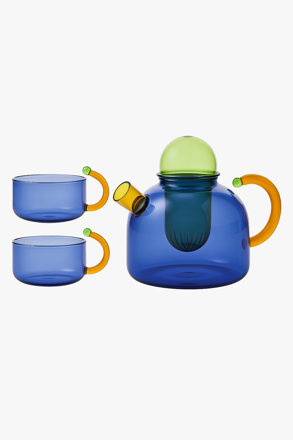 Teapot resistant glass with minimalist style filter