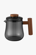 Portable Glass Teapot Coffee Maker with Cups, Pu-erh Tea