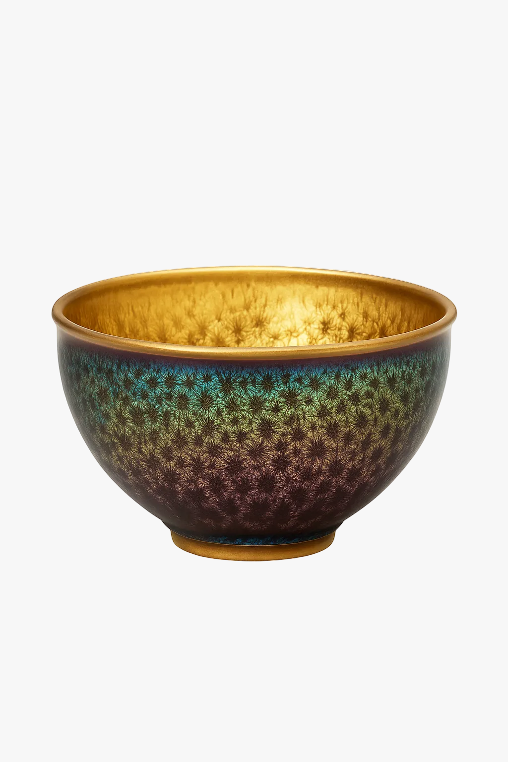 Ceramic bowl jianzhan tianmu style artisanal house office