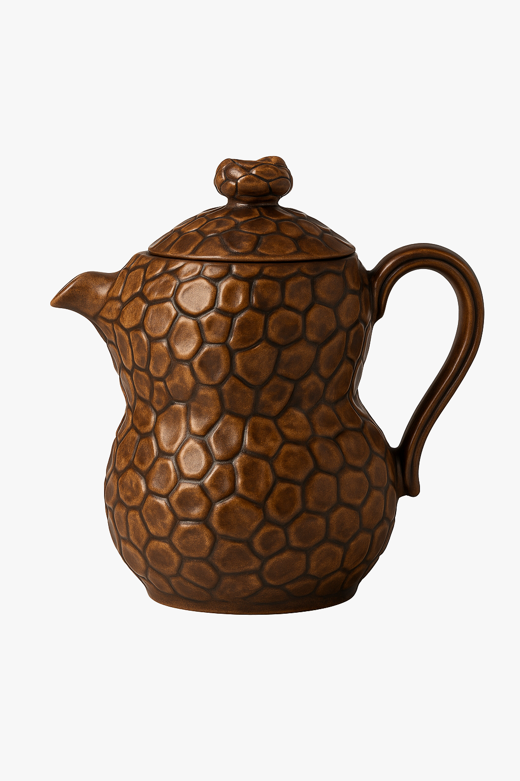 Teapot ceramique nanputuo demi relief fait main artisanale