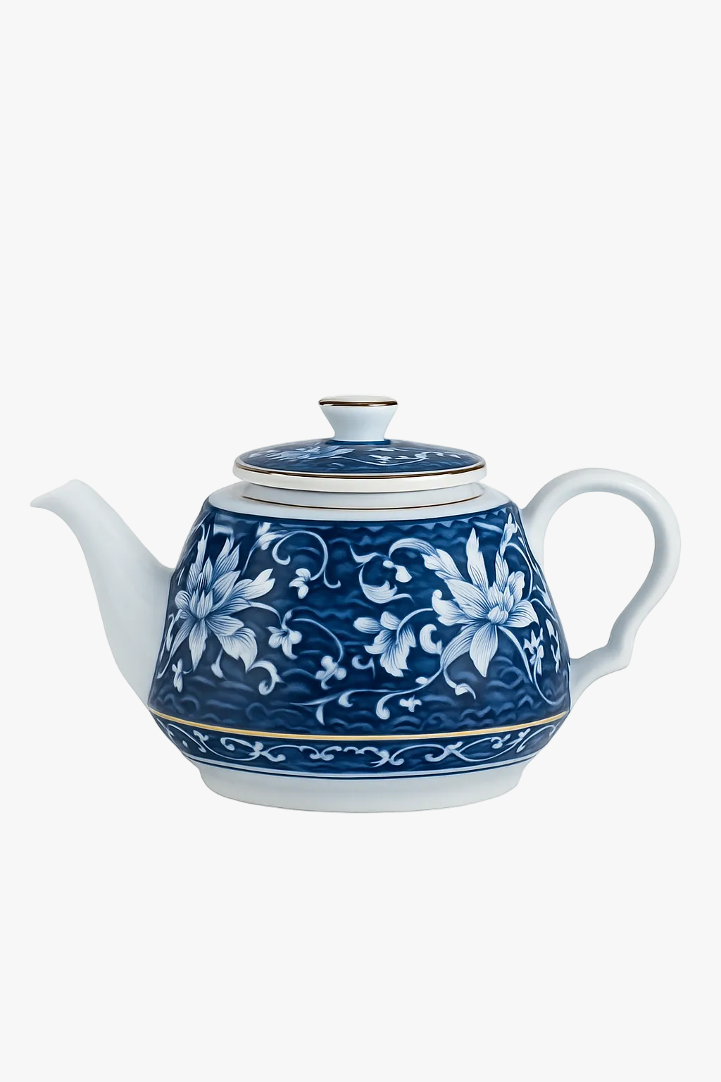 Chinese teapot 200ml artisanal porcelain traditional portable pattern