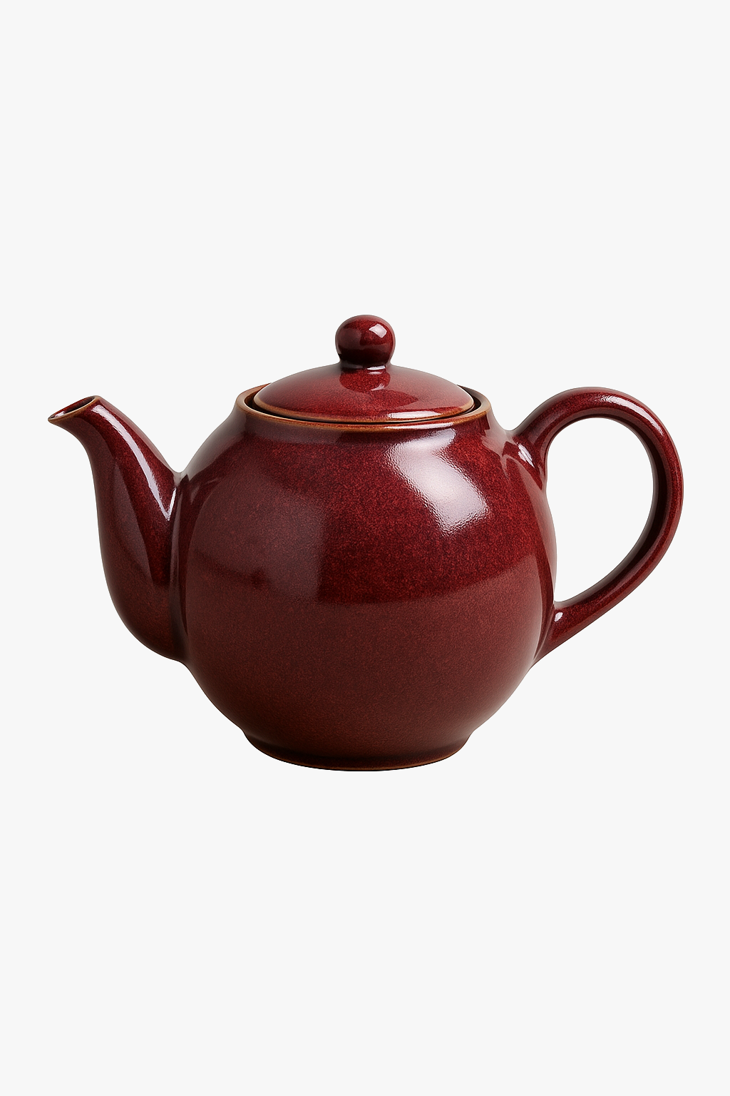 Japanese tea in porcelain under high temperature enamel