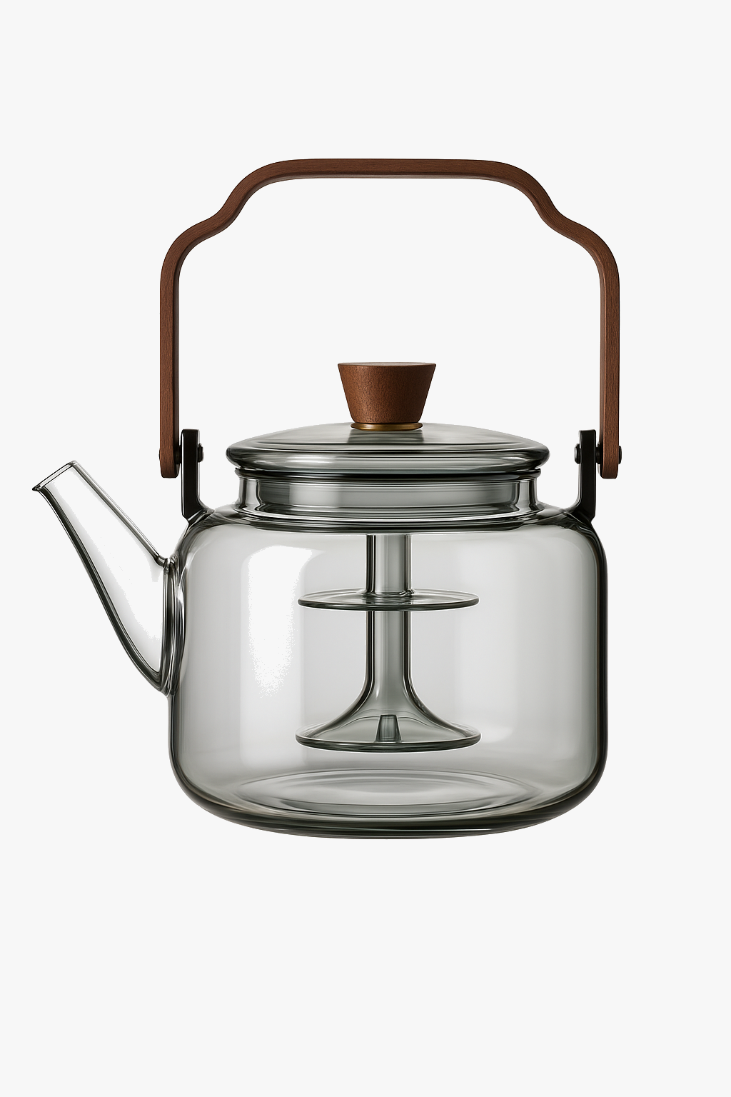 Teapot papillon verre borosilicate resistant chaleur 500ml