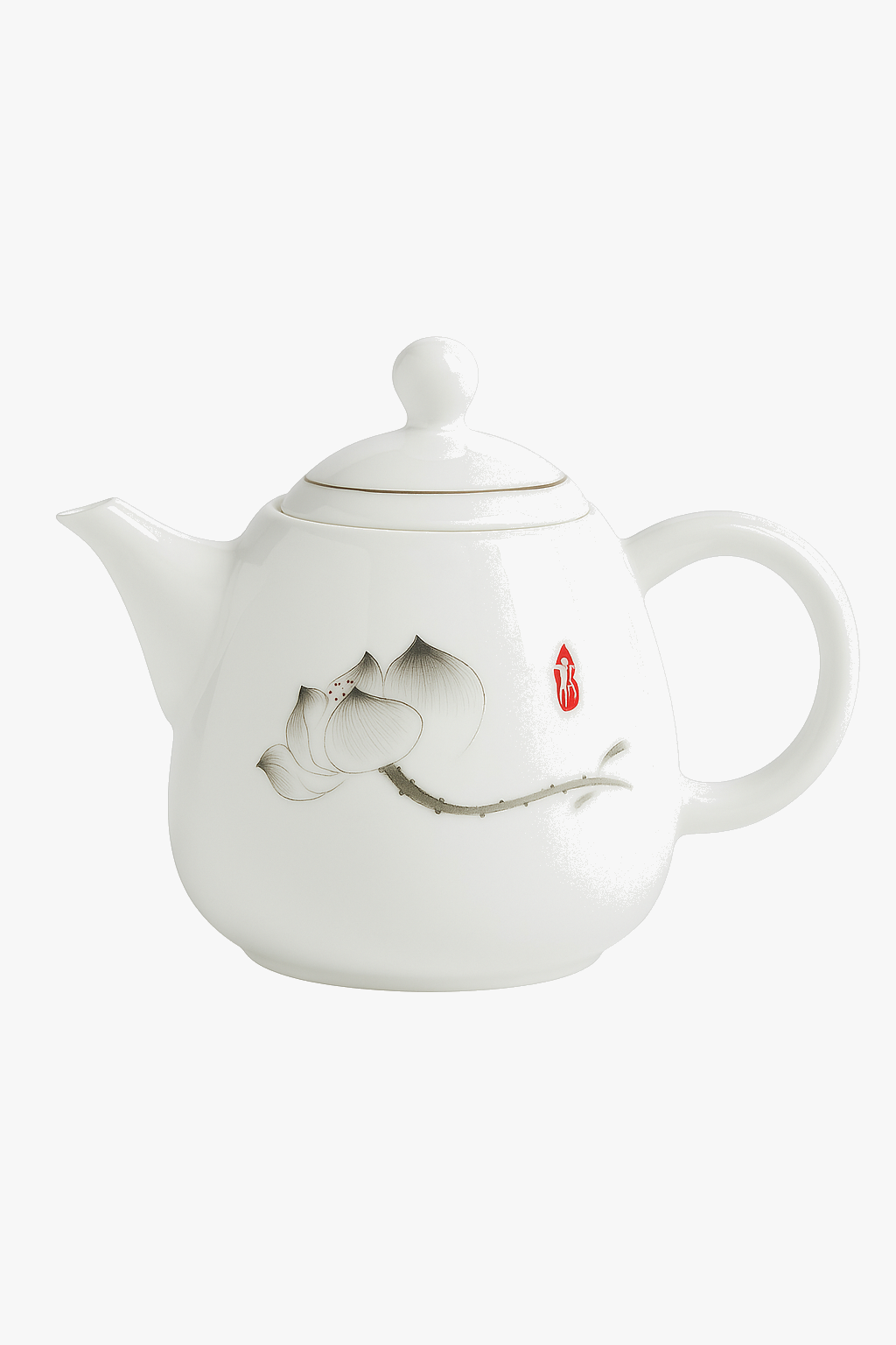 Teapot porcelain style yixing service the asian artisanal