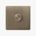 Grey Brushed Steel Variator, Rounded Edges, Style Two