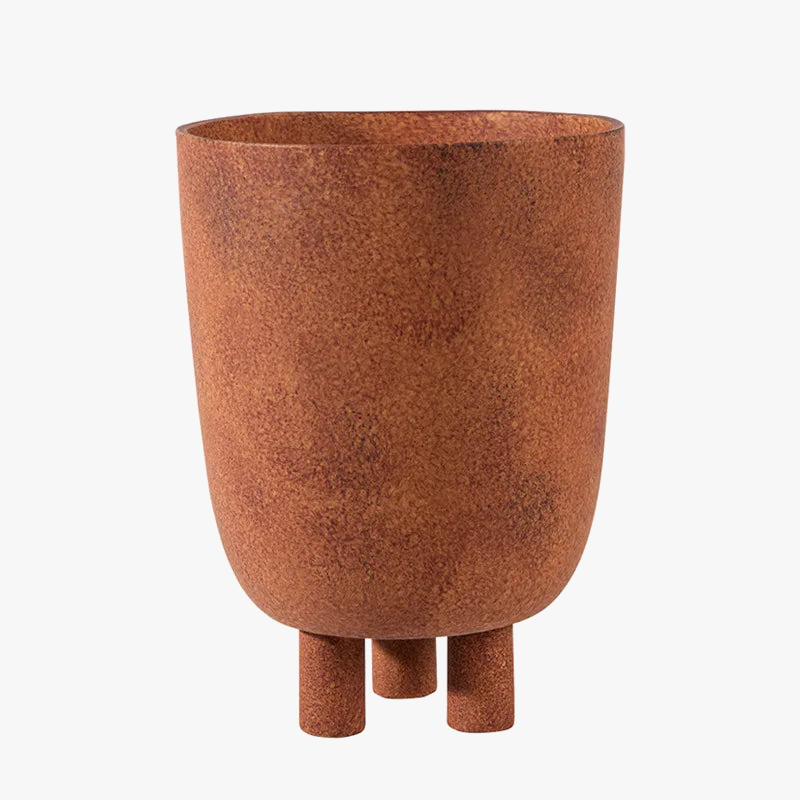 Ceramic geometric vase for artisanal floral decoration - view 6