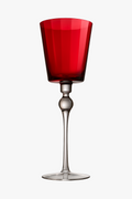 Glass with champagne festive Christmas pattern crystal elegant