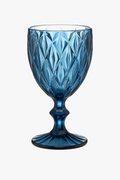 Retro Embossed Thick Wine Glass, European Style