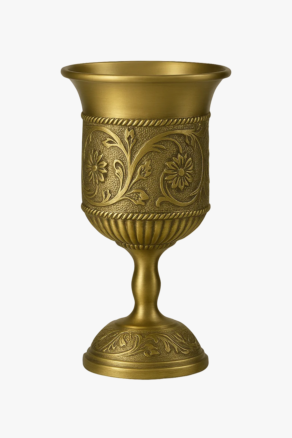 Vintage wine glass alloy decorative style