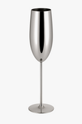 Champagne glass stainless steel textured style tulip festive