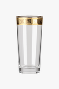 European style champagne crystal glass refined edge