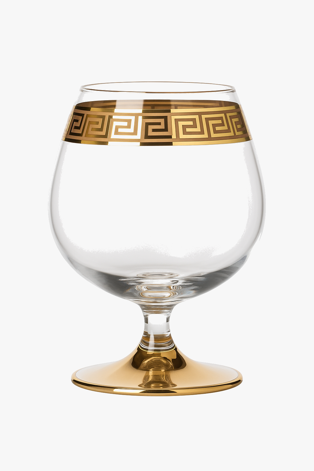 Champagne crystal glass European style fine elegant edge