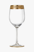 Champagne crystal glass European style elegant border