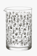 Glass with nailed relief cocktail 700 ml festive