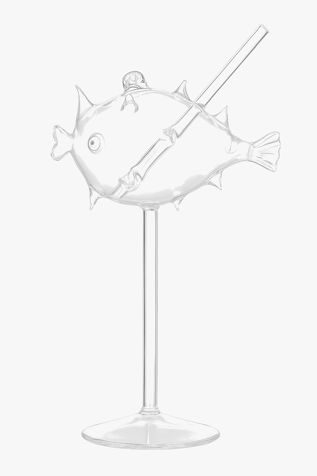 Creative cocktail glass decorative animal motifs for evenings