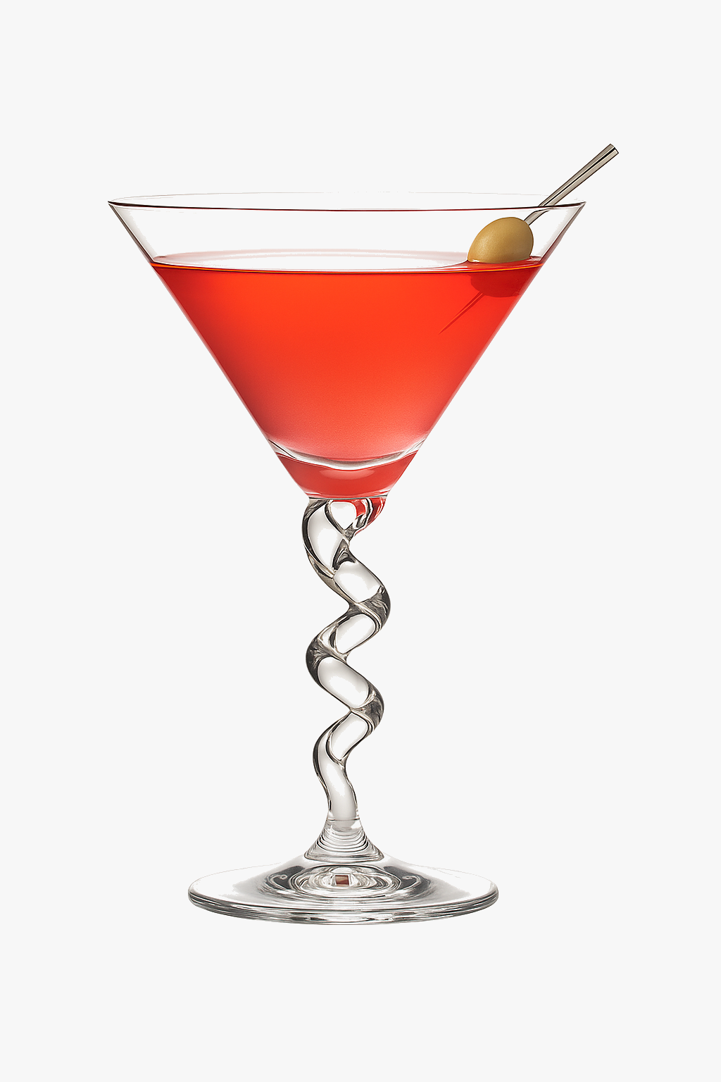 Glass cocktail design original sloping shape festive bar