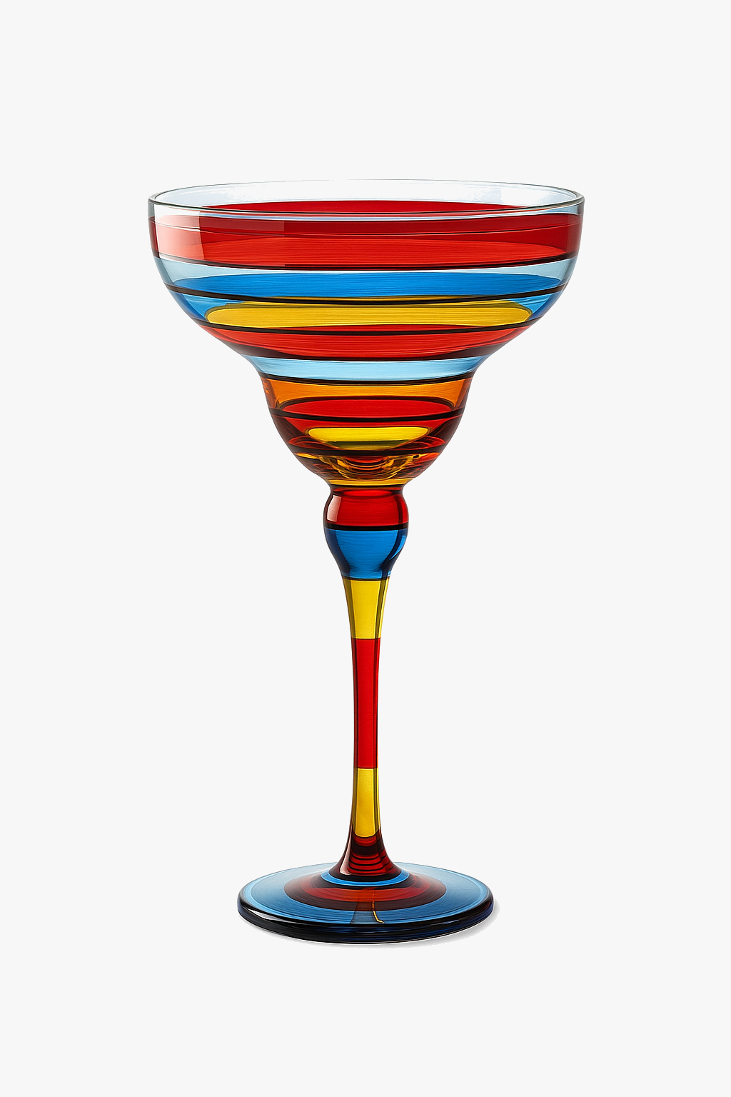 Handmade cocktail glass 330 ml style margarita
