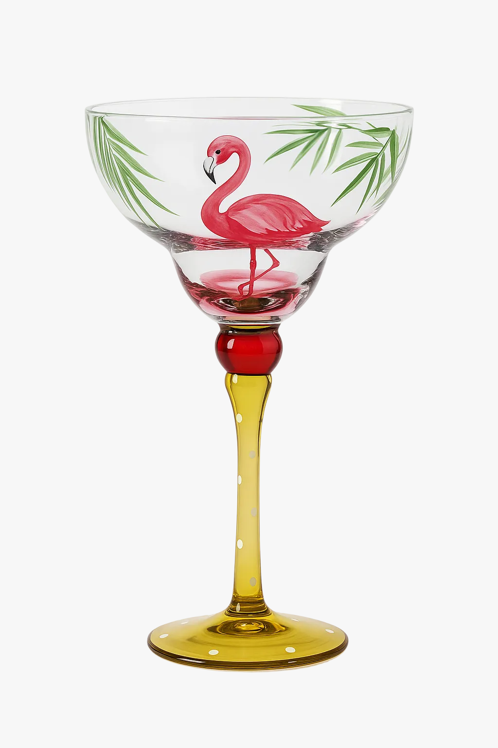 Handmade cocktail glass 330ml festive style bar