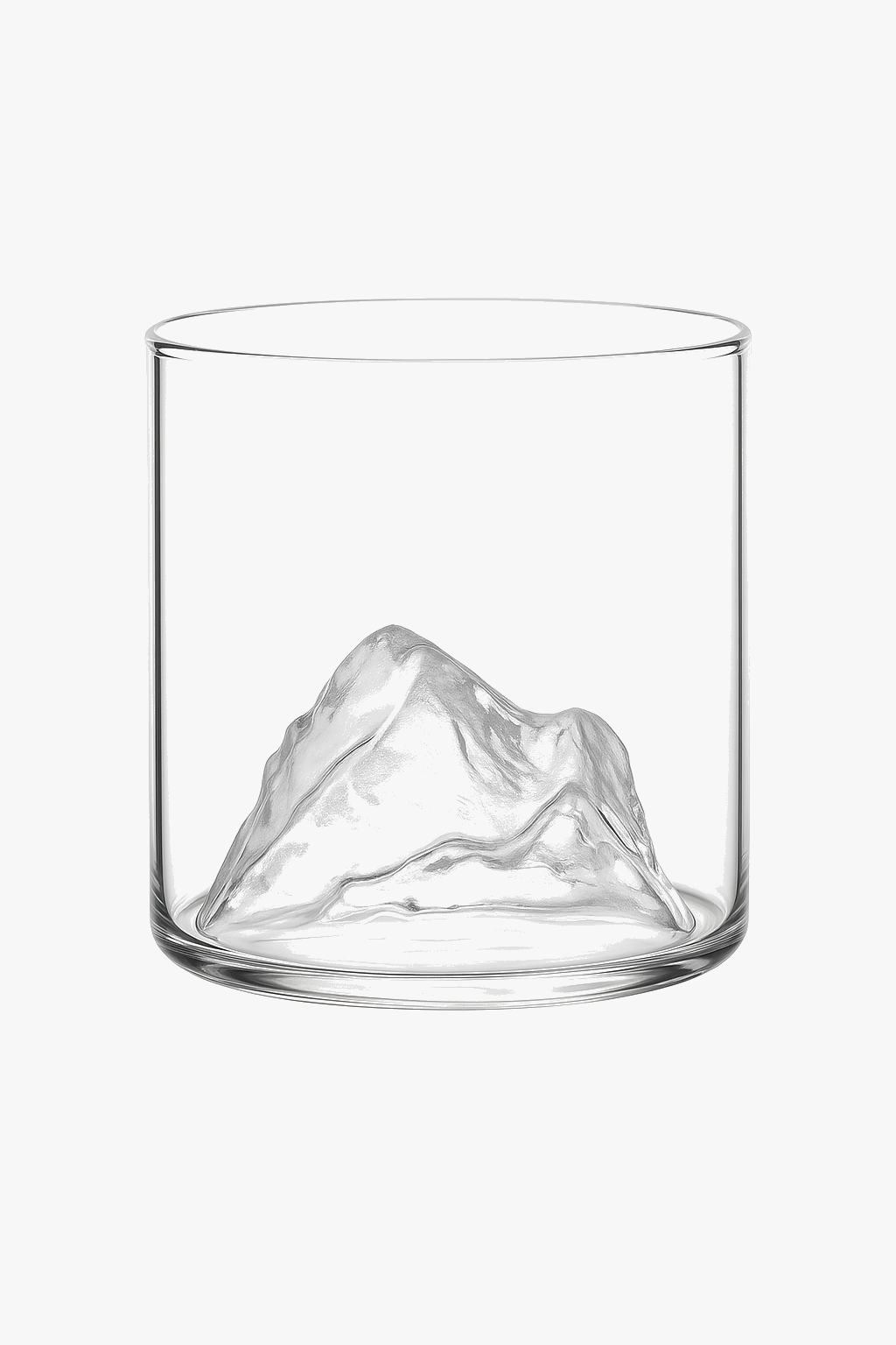 Original Cocktail Glass with Porcupine and Swan Motifs