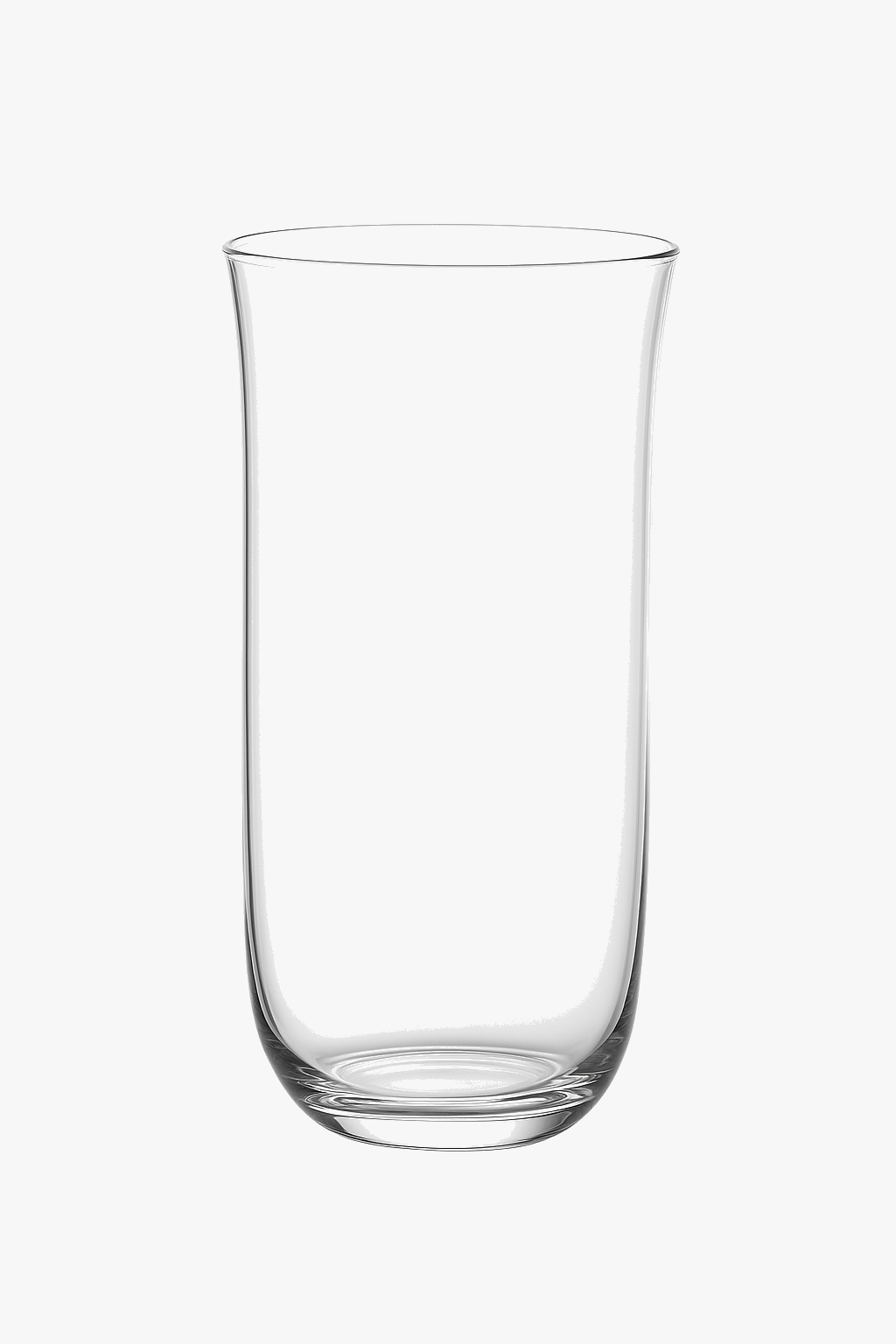 Lightweight ribbed-style colline glass for cocktails