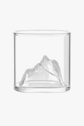 Mountain relief glass style whisky multi-drink