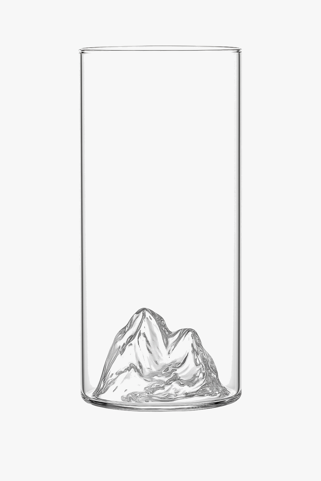 Glass mountain style whisky multifunctional cold hot drinks