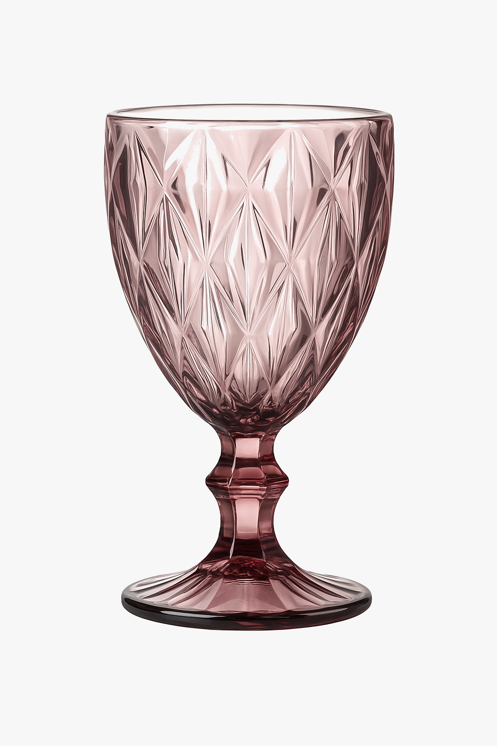 Wine glass relief retro European thick glass