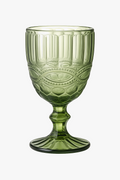 Wine glass relief style retro thick versatile